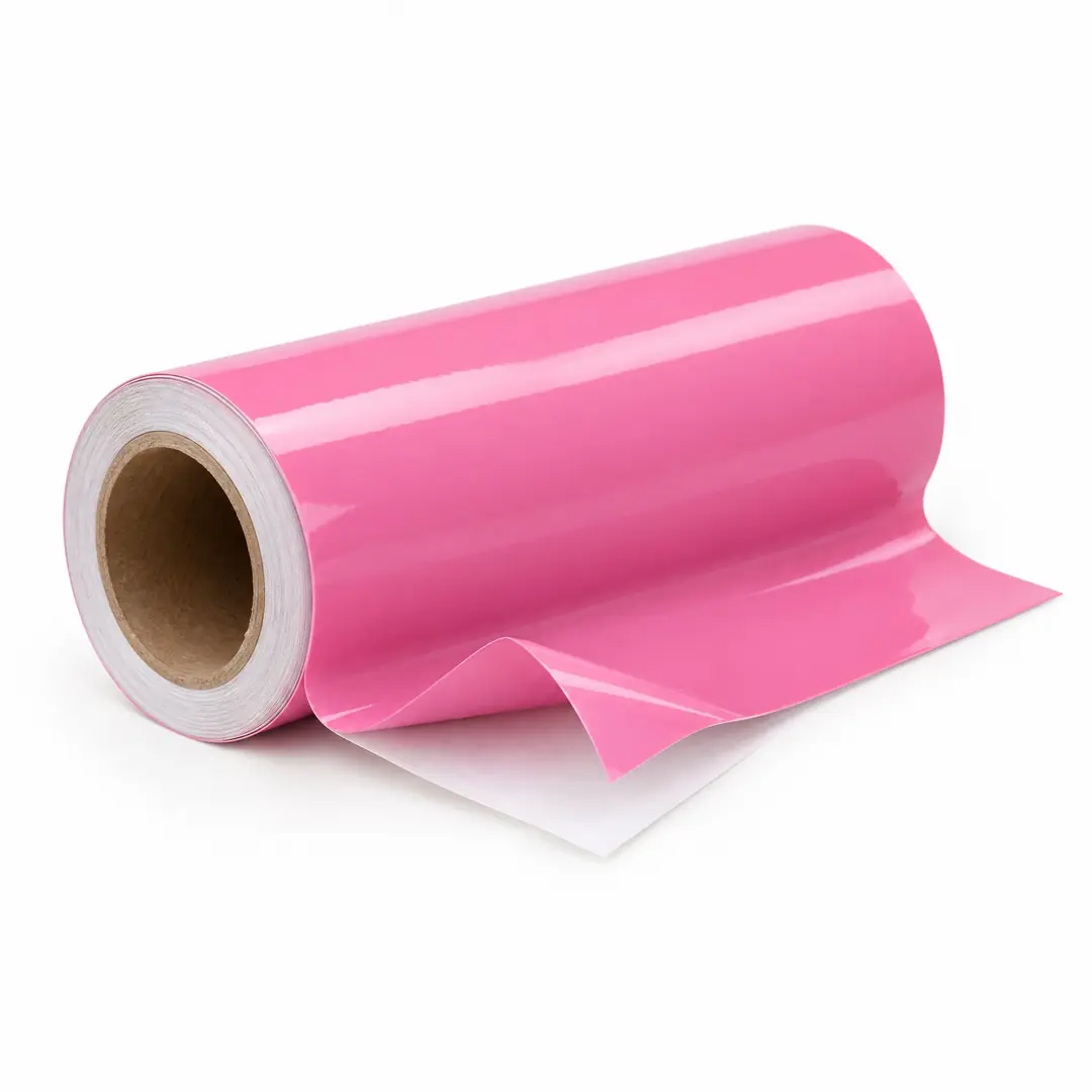 Pembe Renkli Düz Kendinden Yapışkanlı Folyo 2