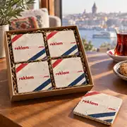 Doğal Taş Bardak Altlığı 6