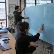 Açık Mavi Renkli Düz Kendinden Yapışkanlı Folyo 6